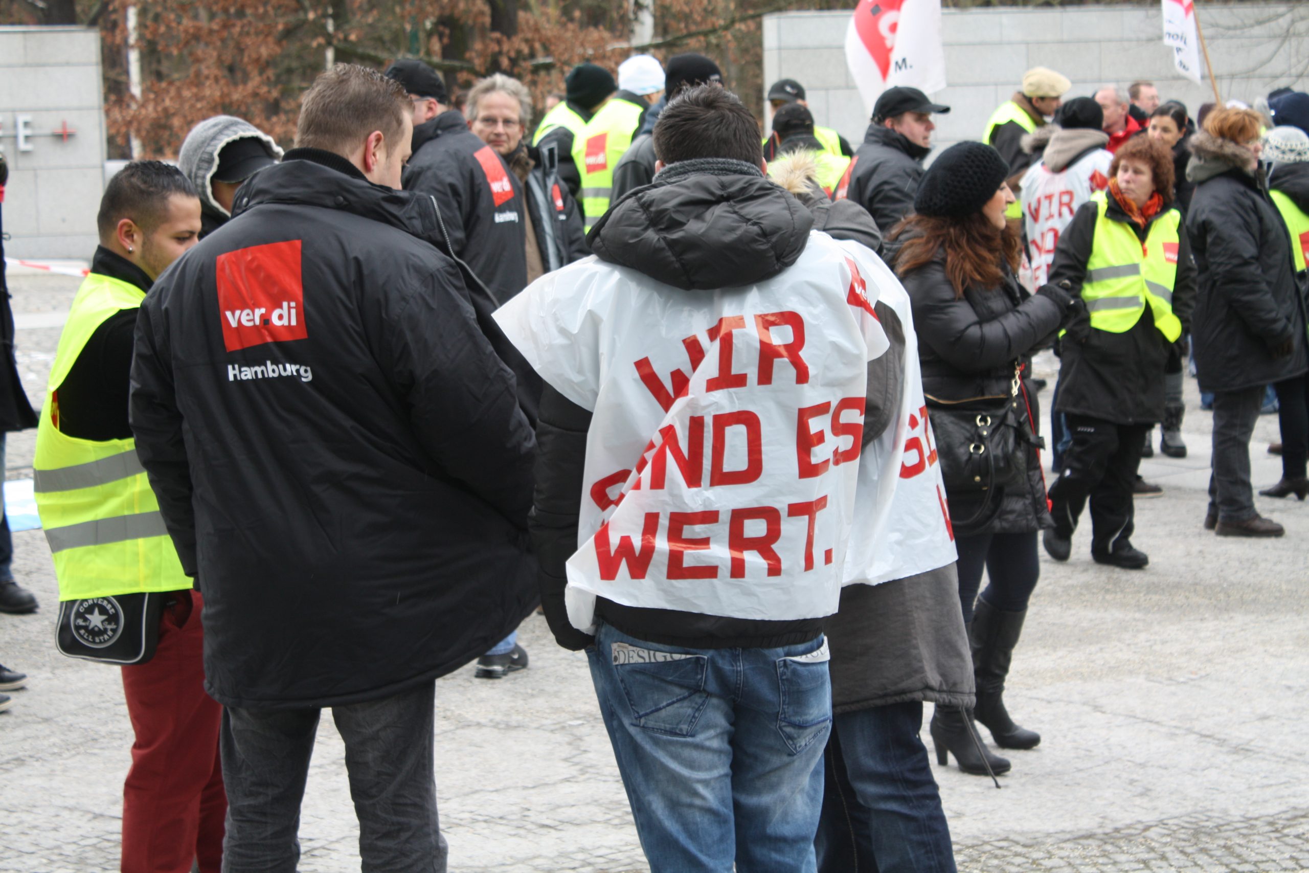Solidarische Grüße an unsere Kolleg*innen bei der Mitteldeutschen Flughafen AG
