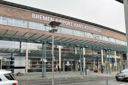 Streik am Flughafen Bremen amDienstag, 22. März 2022