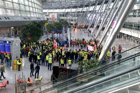 ver.di ruft zum Streik an den Flughäfen Köln, Düsseldorf, Stuttgart und Karlsruhe/Baden-Baden für Freitag, 17. März auf